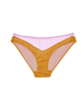 flat of pink and yellow silk panty