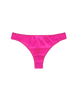 flat of pink silk thong 