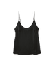 Flat image of silk black cami