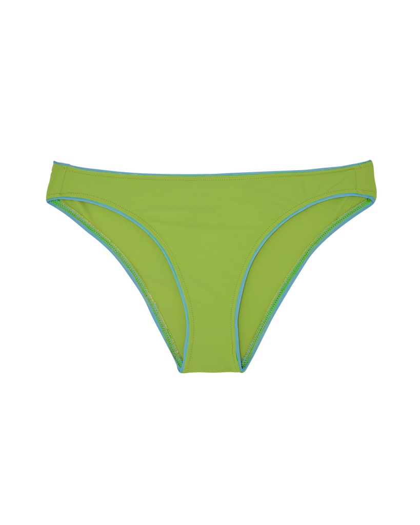 Flat image of green bikini bottom